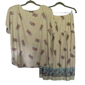 Queens Plaza 2 piece 90s vintage set